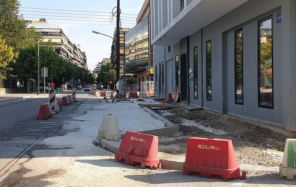 Εργασίες σε νέο τμήμα της οδού Ανθίμου Γαζή από Δευτέρα